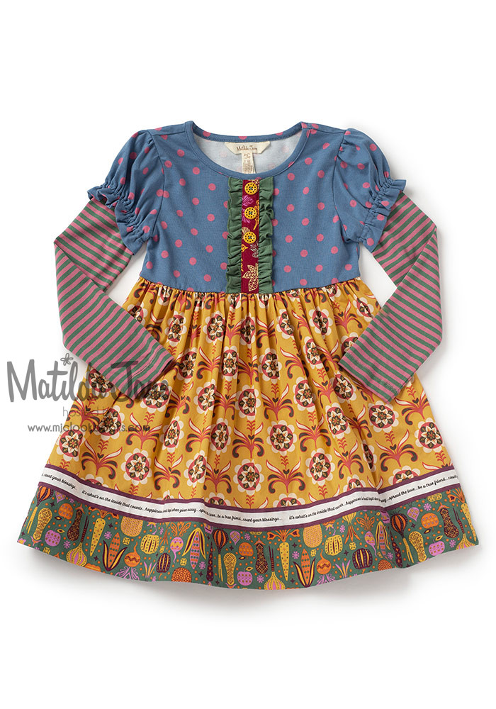 Details about   NWT Matilda Jane Girls size 12 Picking Flowers Dress Choose Your Path Fall 2018 